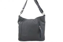 Worek skórzany BARBERINI'S c. szary 861-28. Szare shopper bag Barberinis, bez wzorów, ze skóry, biznesowe, na ramię, duże, bez dodatków. Za 239.99 zł.
