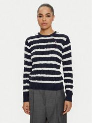 U.S. Polo Assn. Sweter WUP0726 Granatowy Regular Fit. Niebieskie swetry U.S. Polo Assn., s, bez wzorów, z bawełny, bez ramiączek. Za 179.99 zł.