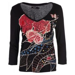Desigual T-Shirt Damski Keppary Xs Czarny. T-shirty marki Desigual. W wyprzedaży za 176.00 zł.