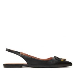 Sandały LOVE MOSCHINO. Czarne sandały Love Moschino, bez wzorów, bez obcasa, na płaskiej podeszwie, bez zapięcia. Za 669.99 zł.