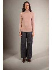 Perfect Cashmere Kaszmirowy golf w kolorze jasnoróżowym rozmiar: M. Różowe swetry Perfect Cashmere, m, bez wzorów, z kaszmiru, bez ramiączek. Za 391.99 zł.