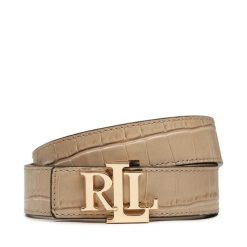Pasek Damski LAUREN RALPH LAUREN. Brązowe paski Lauren Ralph Lauren, bez wzorów. Za 399.99 zł.