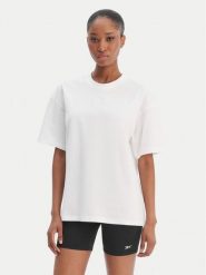 Reebok T-Shirt Reebok x Ewa Chodakowska Anka RK25611CCW Biały Relaxed Fit. Białe t-shirty Reebok, xs, bez wzorów, z bawełny, bez kołnierzyka, bez ramiączek. Za 89.99 zł.