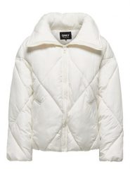 ONLY Kurtka pikowana "Tamara" w kolorze białym rozmiar: XL. Białe kurtki ONLY, xl, bez wzorów, bez kaptura. Za 83.62 zł.