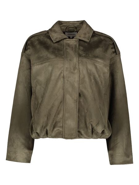 ONLY Kurtka koszulowa w kolorze khaki rozmiar: M. Brązowe kurtki ONLY, m, bez wzorów, bez kaptura. Za 154.95 zł.