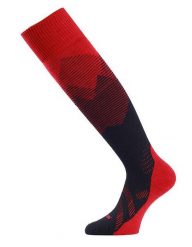 Skarpety narciarskie uniseks Lasting FWM 393 Merino 85%. Czerwone skarpetki LASTING, bez wzorów, z dzianiny. Za 139.90 zł.