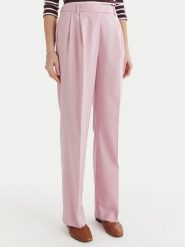 Tommy Hilfiger Spodnie materiałowe Timeless WW0WW48352 Czerwony Straight Fit. Czerwone spodnie materiałowe Tommy Hilfiger, bez wzorów, z materiału. Za 699.99 zł.