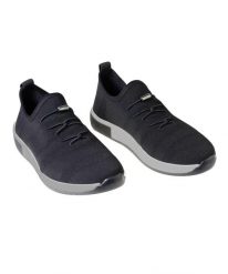 Buty damskie Leiko Fiord. Czarne buty trekkingowe Brubeck, z dzianiny, bez zapięcia. Za 129.00 zł.