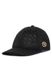Guess Czapka z daszkiem AW5627 POL01 Czarny. Czarne czapki z daszkiem Guess, z aplikacjami, z poliesteru. Za 194.99 zł.