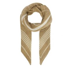 Chusta Tommy Hilfiger. Brązowe chusty Tommy Hilfiger, bez wzorów. Za 279.99 zł.