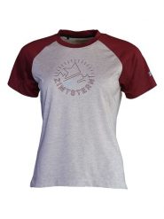 Zimtstern Koszulka kolarska "Pure Flowz" w kolorze szaro-czerwonym rozmiar: XS. Czerwone t-shirty sportowe Zimtstern, xs, bez wzorów, z bawełny, bez ramiączek, rowerowe. Za 79.21 zł.