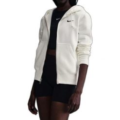 Nike HJ0995-133 Biała Bluza Damska M - Komfort i Styl. Białe bluzy Nike, m, bez wzorów, bez ramiączek, bez kaptura. Za 257.99 zł.