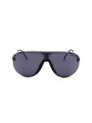 Carrera Okulary przeciwsłoneczne unisex w kolorze czarno-szaro-niebieskim rozmiar: onesize. Czarne okulary przeciwsłoneczne Carrera, bez wzorów, z tworzywa sztucznego, metalowe. Za 244.95 zł.