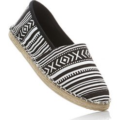 Espadryle bonprix czarno-biały wzorzysty. Espadryle marki bonprix. Za 21.99 zł.