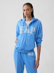 GAP Bluza w kolorze błękitnym rozmiar: XL. Niebieskie bluzy z kapturem GAP, xl, bez wzorów, bez kaptura. Za 100.52 zł.