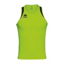 Tank top Errea Starter. Czarne topy ERREA, bez wzorów, sportowe, bez kołnierzyka, bez ramiączek. Za 237.00 zł.