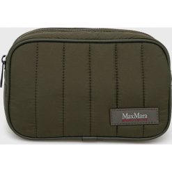 Max Mara Leisure nerka kolor zielony. Zielone nerki i saszetki Max Mara Leisure, bez wzorów, pikowane, bez dodatków. W wyprzedaży za 399.99 zł.