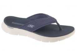 Japonki damskie, Go Walk Flex Sandal - Holly. Fioletowe japonki Skechers, bez wzorów, z materiału, sportowe. Za 189.99 zł.
