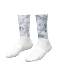Skarpetki rowerowe Alé Cycling Typhoon. Białe skarpetki ALÉ CYCLING, bez wzorów, z elastanu. Za 156.99 zł.