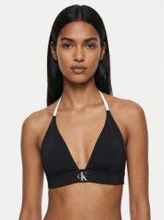 Calvin Klein Swimwear Góra od bikini LV00Q61225 Czarny. Czarne bikini Calvin Klein Swimwear, bez wzorów, z syntetyku. Za 229.99 zł.