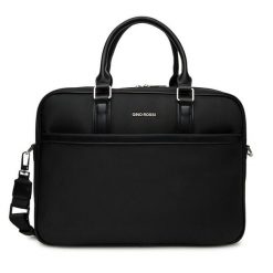 Torba na laptopa GINO ROSSI. Czarne torby na laptopa Gino Rossi, bez wzorów. Za 279.99 zł.