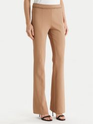 Marciano Guess Spodnie materiałowe 6RGB12 9373Z Beżowy Regular Fit. Brązowe spodnie materiałowe Marciano Guess, z aplikacjami, z materiału. Za 859.99 zł.