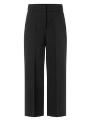 More & More Spodnie w kolorze czarnym rozmiar: 42. Czarne spodnie materiałowe More & More, bez wzorów, z materiału, z podwyższonym stanem. Za 126.99 zł.