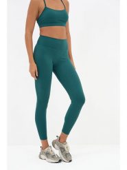 Onamaste Legginsy sportowe "Geneva" w kolorze turkusowym rozmiar: S/M. Niebieskie legginsy Onamaste, bez wzorów, z materiału, sportowe. Za 101.47 zł.
