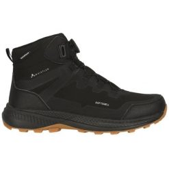 Buty trekkingowe Whistler Terun Q-lock WP. Czarne trekkingi WHISTLER, bez wzorów, bez zapięcia, trekkingowe. Za 394.50 zł.