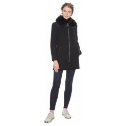 Desigual Płaszcz Damski Collin 38 Czarny. Płaszcze marki Desigual. W wyprzedaży za 645.00 zł.