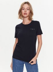 Tommy Hilfiger T-Shirt 1985 WW0WW37877 Granatowy Regular Fit. Niebieskie t-shirty Tommy Hilfiger, m, bez wzorów, z bawełny, bez kołnierzyka, bez ramiączek. Za 119.99 zł.