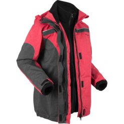 Kurtka funkcyjna outdoorowa 3 w 1 bonprix czerwono-czarny melanż. Kurtki marki QUECHUA. Za 169.99 zł.