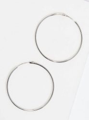 OR ÉCLAT Złote kolczyki-kreole "Créoles lisses" rozmiar: onesize. Szare kolczyki Or Éclat, złote. Za 608.99 zł.