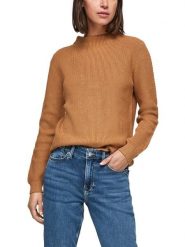 S.OLIVER RED LABEL Sweter w kolorze jasnobrązowym rozmiar: 36. Brązowe swetry s.Oliver RED LABEL, s, bez wzorów, bez ramiączek. Za 73.93 zł.