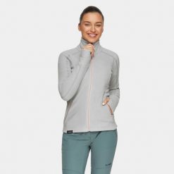 Bluza turystyczna damska Alpinus Grivola polarowa. Szare bluzy bez kaptura Alpinus, xl, bez wzorów, z polaru, bez kaptura. Za 349.00 zł.
