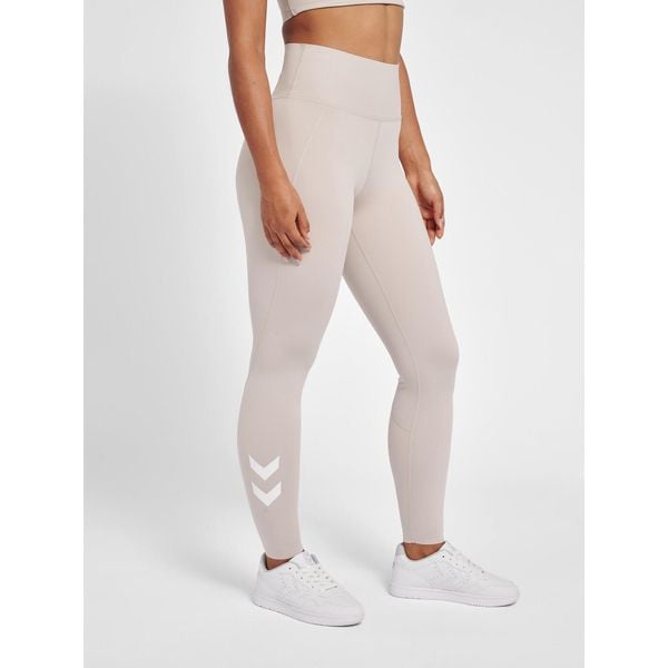Damskie wysokie legginsy Hummel MT Grace. Szare legginsy Hummel, bez wzorów, sportowe. W wyprzedaży za 232.50 zł.