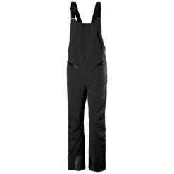 Damski kombinezon narciarski Helly Hansen Alphelia. Czarne kombinezony Helly Hansen, na zimę, bez wzorów, sportowe, bez kołnierzyka, bez ramiączek. Za 1,546.00 zł.