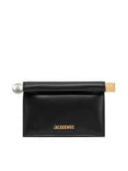 JACQUEMUS Torebka La Petite Pochette Rond C 24E241BA392-3171 Czarny. Czarne kopertówki JACQUEMUS, bez wzorów, ze skóry, wizytowe, bez dodatków. Za 2,919.00 zł.