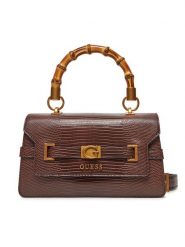 Guess Torebka HWKB95 06200 Brązowy. Brązowe torebki klasyczne Guess, z aplikacjami, ze skóry, bez dodatków. Za 519.99 zł.