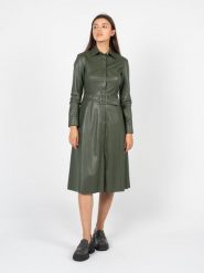 Liu Jo Sukienka | CF2025 E0791 | Kobieta | Khaki. Brązowe sukienki Liu Jo, na co dzień, s, bez wzorów, z materiału, eleganckie, bez kołnierzyka, bez ramiączek, maxi, rozkloszowane. W wyprzedaży za 499.00 zł.