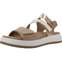 Sandały FLUCHOS F2165 Jasnobrązowy. Szare sandały LUCHOS, bez wzorów, ze skóry, bez obcasa, bez zapięcia. Za 335.99 zł.