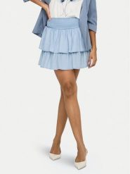 ONLY Spódnica mini Charis 15363983 Niebieski jasny Regular Fit. Niebieskie spódnice ONLY, m, bez wzorów, z lyocellu, mini. Za 129.99 zł.