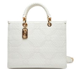 Torba Elisabetta Franchi. Białe torebki klasyczne Elisabetta Franchi, bez wzorów, klasyczne, bez dodatków. Za 2,229.00 zł.