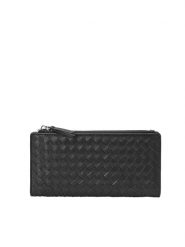 Marc O´Polo Skórzany portfel w kolorze czarnym - 20 x 10 x 2 cm rozmiar: onesize. Czarne portfele bez wzorów, z materiału. Za 295.66 zł.