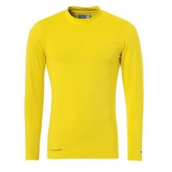 Podkoszulka z długim rękawem Uhlsport Distinction. Żółte bielizna termoaktywna damska Uhlsport, bez wzorów, bez ramiączek, na fitness i siłownię. Za 163.50 zł.
