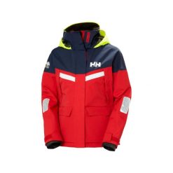 Damska kurtka z zegarkiem Helly Hansen Pier 4.0. Czerwone kurtki Helly Hansen, xl, bez wzorów, z materiału, bez kaptura. Za 1,041.00 zł.