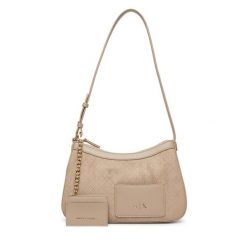 Torebka Armani Exchange. Brązowe torebki klasyczne Armani Exchange, bez wzorów, klasyczne, bez dodatków. Za 599.99 zł.