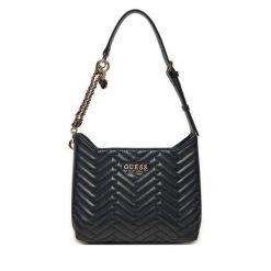 Torebka Guess. Czarne torebki klasyczne Guess, z aplikacjami, klasyczne, bez dodatków. Za 309.99 zł.