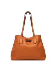 Longchamp Torebka 10183 Pomarańczowy. Brązowe torebki klasyczne Longchamp, bez wzorów, ze skóry, bez dodatków. Za 1,919.00 zł.