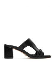 MEXX Klapki EO-WS1161-04 Czarny. Czarne klapki Mexx, bez wzorów, ze skóry, bez obcasa, bez zapięcia. Za 279.99 zł.